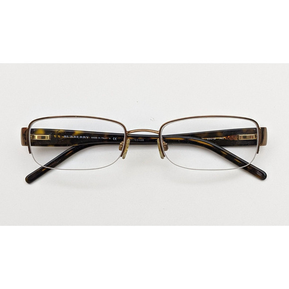 🕶️Made in Italy! Burberry B1017 1018 Eyeglasses 53/19 140 /KAD516🕶️​ - Picture 1 of 10